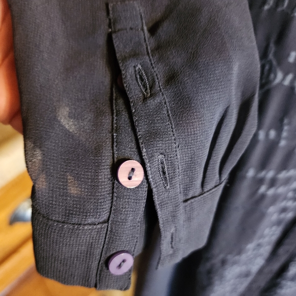 Soft Surroundings Ibiza Georgette Embroidered Maxi Dress Size PS - Picture 4 of 12